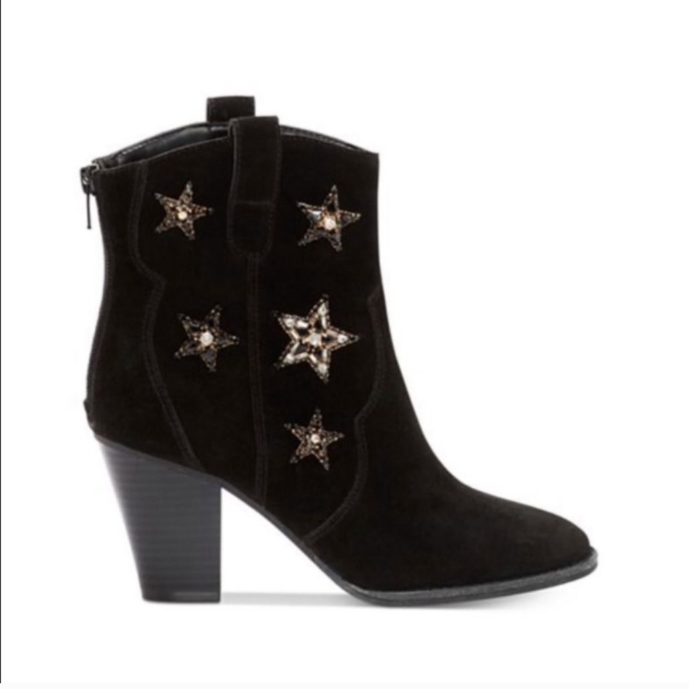 Ann Sui x INC Embellish Star Heel Boots